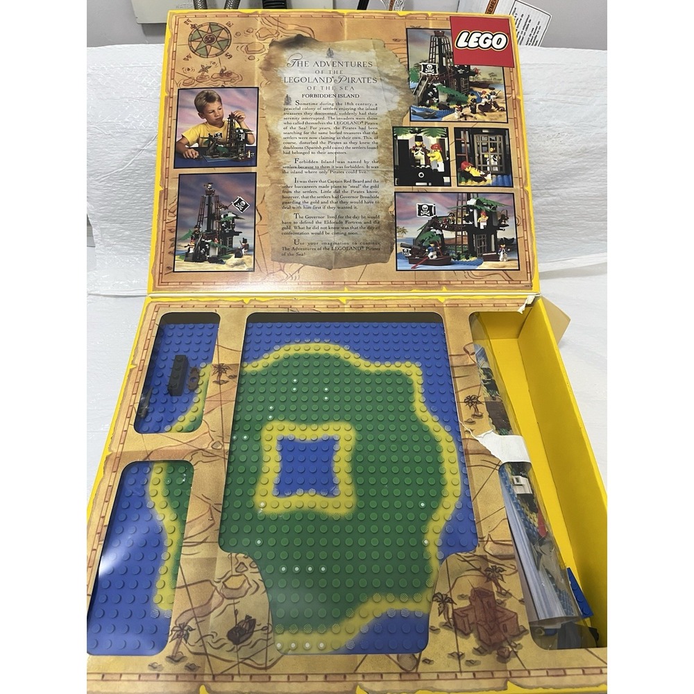 Vintage Lego Box Set 6270 Forbidden Island With Original Box And Instructions - Picture 7 of 8